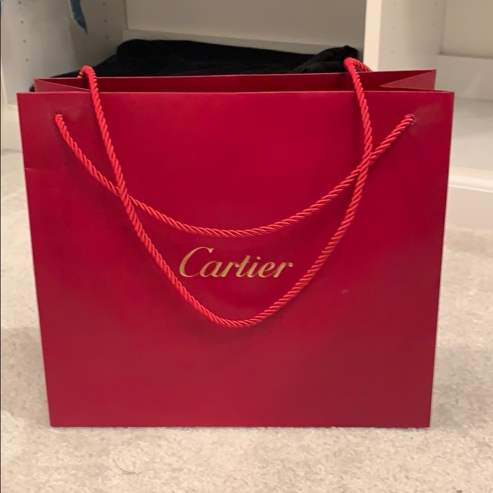 Cartier shopping bag